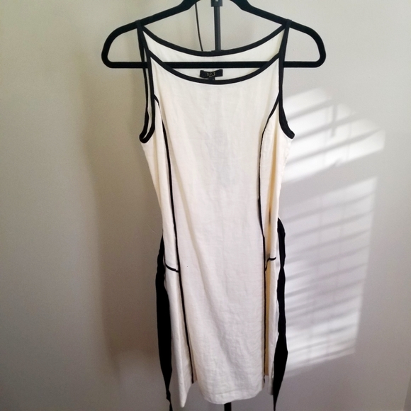 Women's Knee Length Dress 100% Linen NWT - Picture 2 of 3